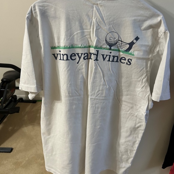 Vineyard Vines White Golf T Shirt - Large - Picture 2 of 4